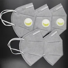 10 шт./лот одноразовые carbonarius Клапан D пыль активированный уголь маска PM2.5 анти-туман дымка Респиратор маска с Клапан