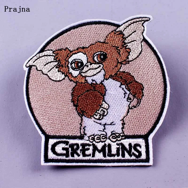 

Prajna Cartoon Animals Patch DIY Badge Ironing Patches for Clothing Embroidered Patch on Clothes Gremlins Larva Cute Stickers F