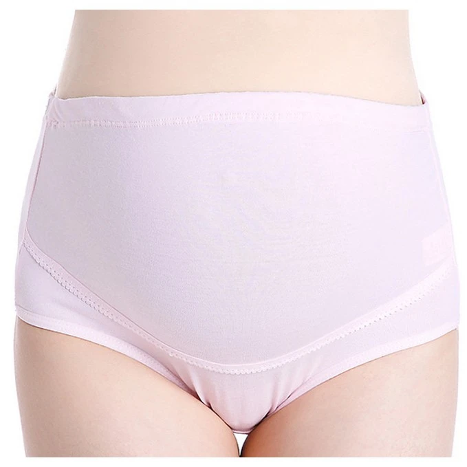 4 Pregnant Woman Maternity Adjustable High Waist Briefs Pregnancy High Waist Cotton Underwear Tummy Control Belly Support Panties