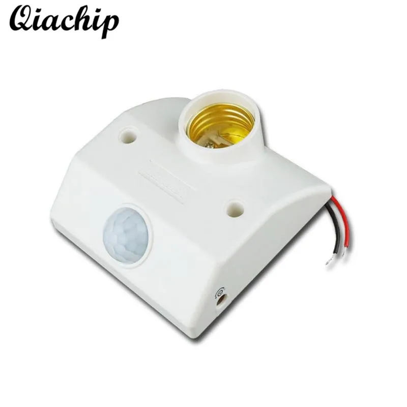 

QIACHIP 220v AC 50/60HZ Infrared Motion Sensor Automatic Smart Home Light Lamp Holder Switch Intelligent Motion Sensing Switch