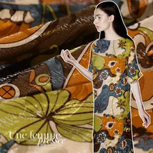 145 см в ширину 270 г/м на заказ Модные жаккардовые ткани Европа и Америка осень-зима жаккардовое с принтом золотая нить Мода fab