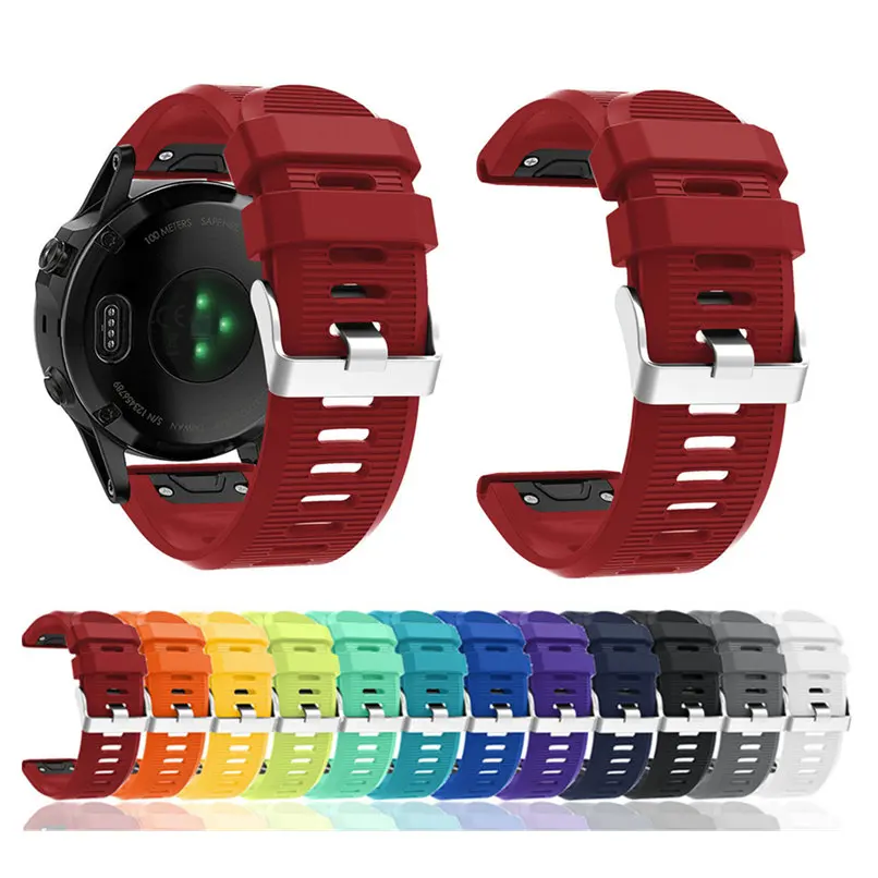 

Quick Release EasyFit Silicone Watchband Strap for Garmin 3 3HR Smart Watch Wrist Strap