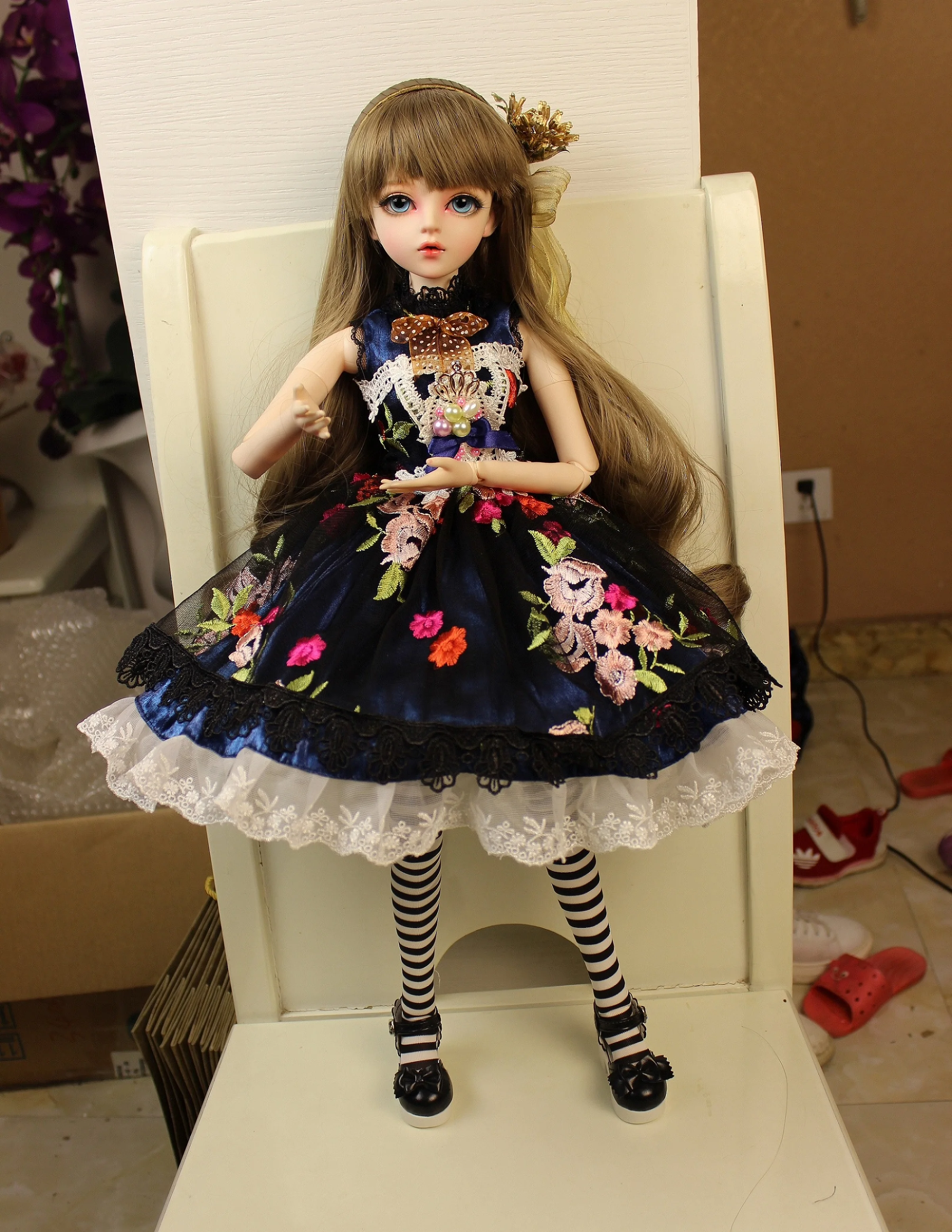 Presentes para a Menina Pintados à Mão Boneca com Roupas Bola Articulada Boneca Maquiagem Fullset Lolita Princesa Maud Bjd 1 - 3 16 Bjd 13 bola articulada boneca presentes para