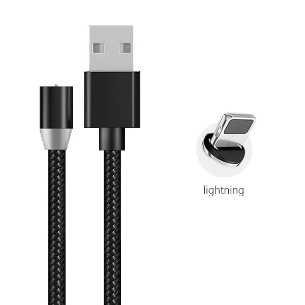 1 м 2 м Магнитный кабель Micro usb type C usb C кабель для зарядки телефона Micro usb type-C магнитное зарядное устройство для iphone samsung huawei xiaomi - Цвет: For iphone