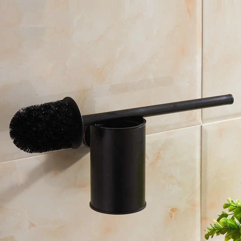 Günstige Wand montiert matt schwarz bad wc pinsel halter goldene wc pinsel set 304 Edelstahl öl eingerieben bronze wc pinsel