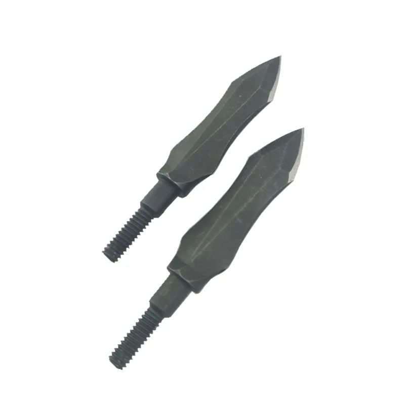 12pcs Archery Target Broadheads Screw in Metal Arrowhead Hunting Arrow