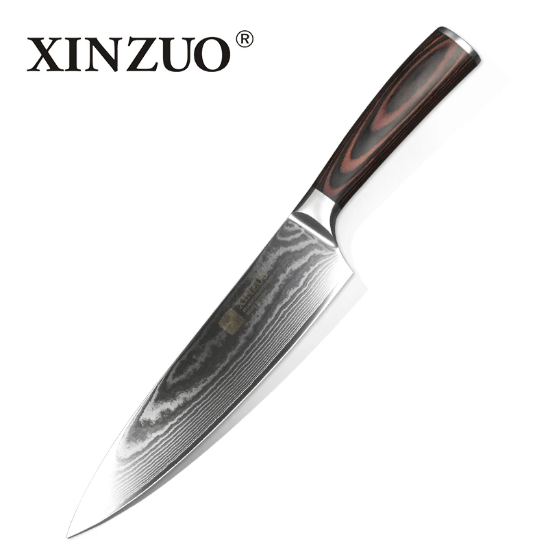 

XINZUO 8.5" inches Chef Knife 67 Layers Japanese VG 10 Damascus Steel Kitchen Knife Brand New Chef Cook Cleaver Rosewood Handle
