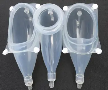 

Silicone urinary male/female bedridden elderly hemiplegia urinal bag chamber pot with 4 bags 2 pants