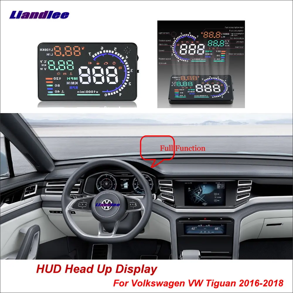 Liandlee для Volkswagen VW Tiguan 2016 2018 безопасный экран вождения полнофункциональный OBD