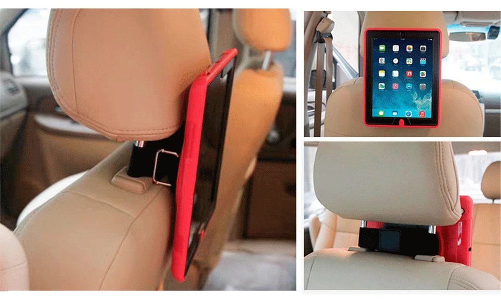 360 градусов Roating силиконовый чехол для нового iPad 9,7 дюймов полный Чехол подставка держатель чехол для iPad Air 2 Mini 1 2 3 4