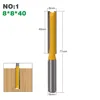 1pc 8mm Shank Straight/Dado Wood Router Bit Tungsten Carbide Long Straight Milling Cutters Woodworking Tools Bit ► Photo 2/6