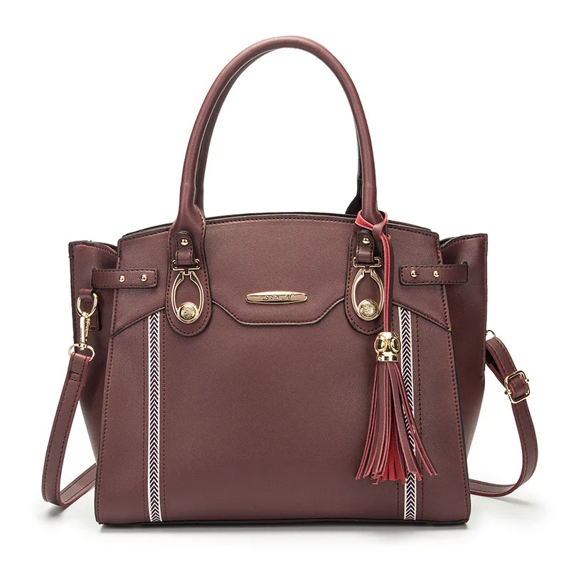 المرأة حقيبة أعلى-حقائب بيد الإناث الشهيرة العلامة التجارية النساء الفتيات حقيبة ساع يد 3 مجموعة بو الجلود مركب حقيبة للمرأة