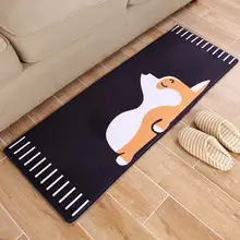 1 шт. мультяшный милый ковер для собак домашний кухонный коврик для туалета коралловый флис гостиная ковер детская спальня коврик