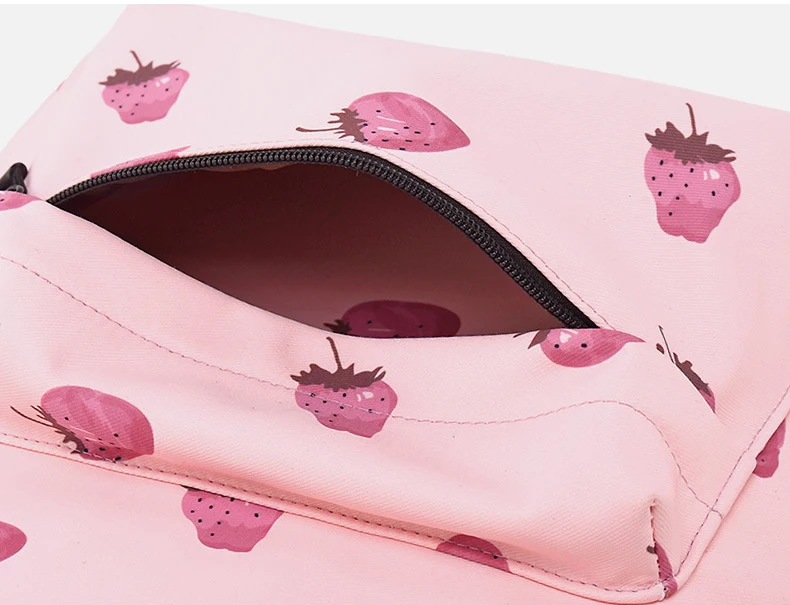 WINNER Fashion Backpack Girls Cute Cartoon Style School Backpack Kawaii Strawberry Print Backpack Bags For Women 2018 (12)