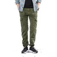 Прямая, новинка, осенние мужские военные брюки-карго, прямые, повседневные, длинные брюки AXP119