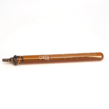 

20ml Graduated Line Lab Brown Glass Test Tube Round Bottom with Stopper