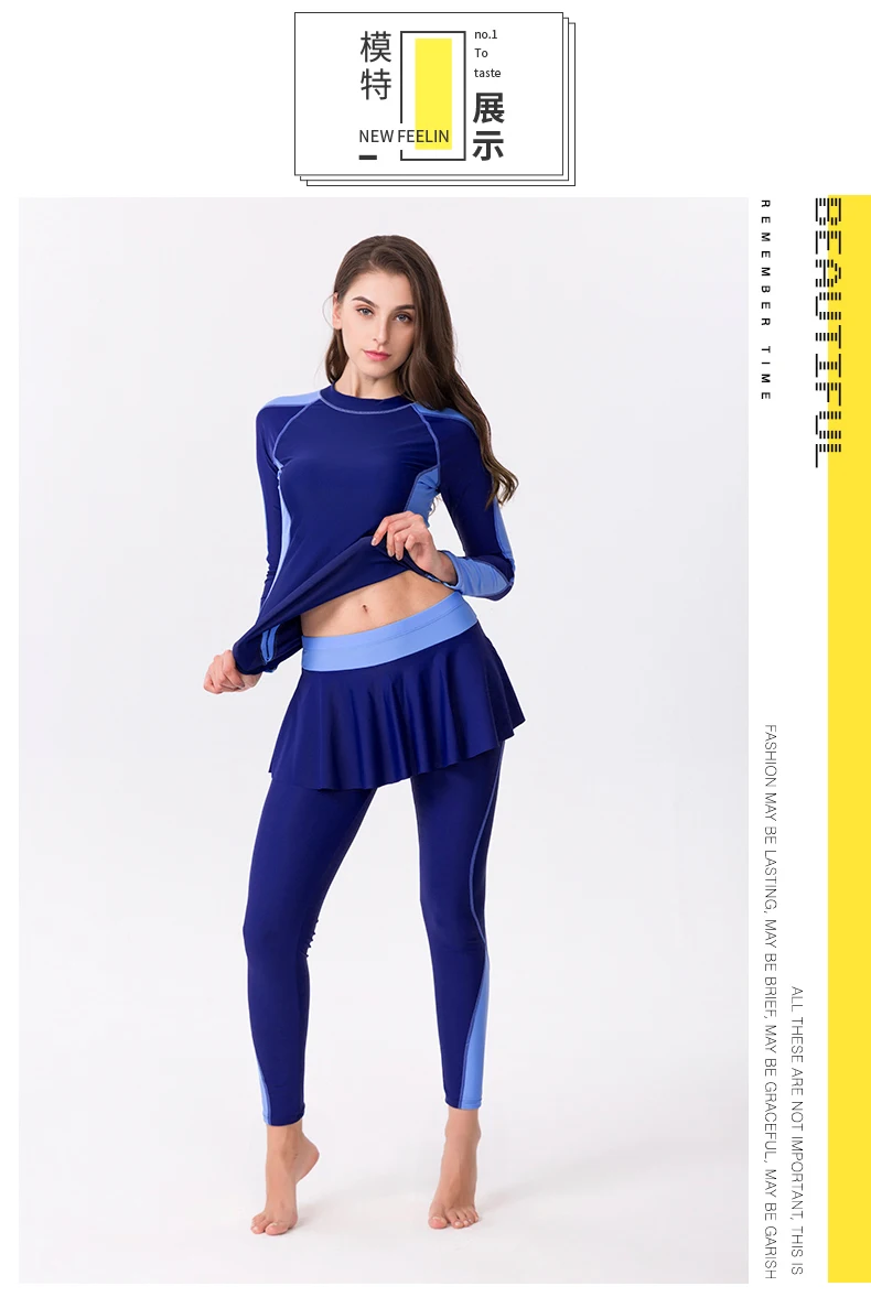 longa surf maiô uma peça rash guard