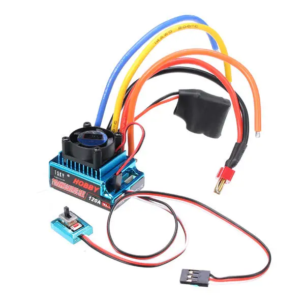 TSKY 120A 1/10 1/8 6v ESC Senseless Brushless/Sense Brushless RC Car Part | Игрушки и хобби