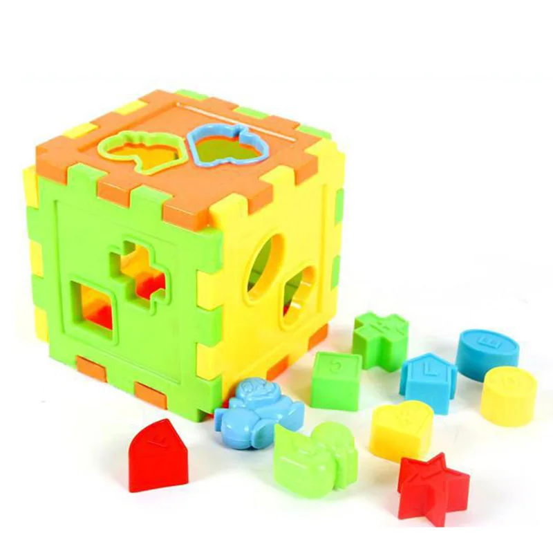 

Kids Cognitive Six-Side Congested Geometric Shape Assembled Toy Educational Toy