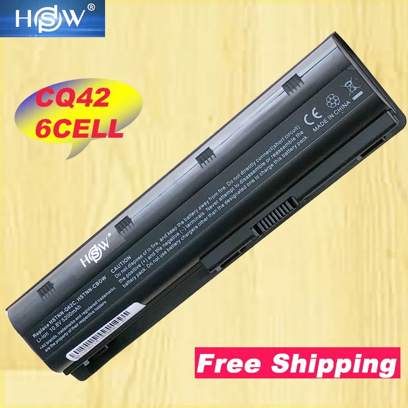 HSW 6 ячеек батареи для HP Pavilion DM4 DM4T DV3 Dv7-2100 G4 G6 G7 G62 G62T G72 MU06 HSTNN-UBOW Presario CQ42 CQ56 CQ62 |