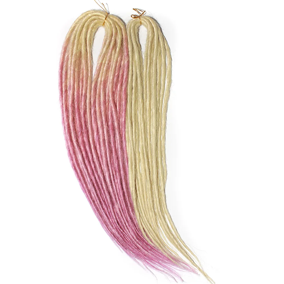 Qp hair Double Dreadlocks Braids Synthetic Hair Braiding Hair Extensions Twist Braids Darling Soft Dread 10 stand/pcs