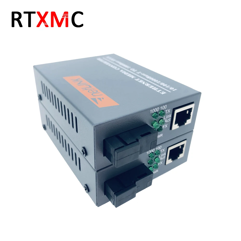 HTB GS 3 пары гигабитный волоконно оптический медиаконвертер 10/100/1000 Мбит/с