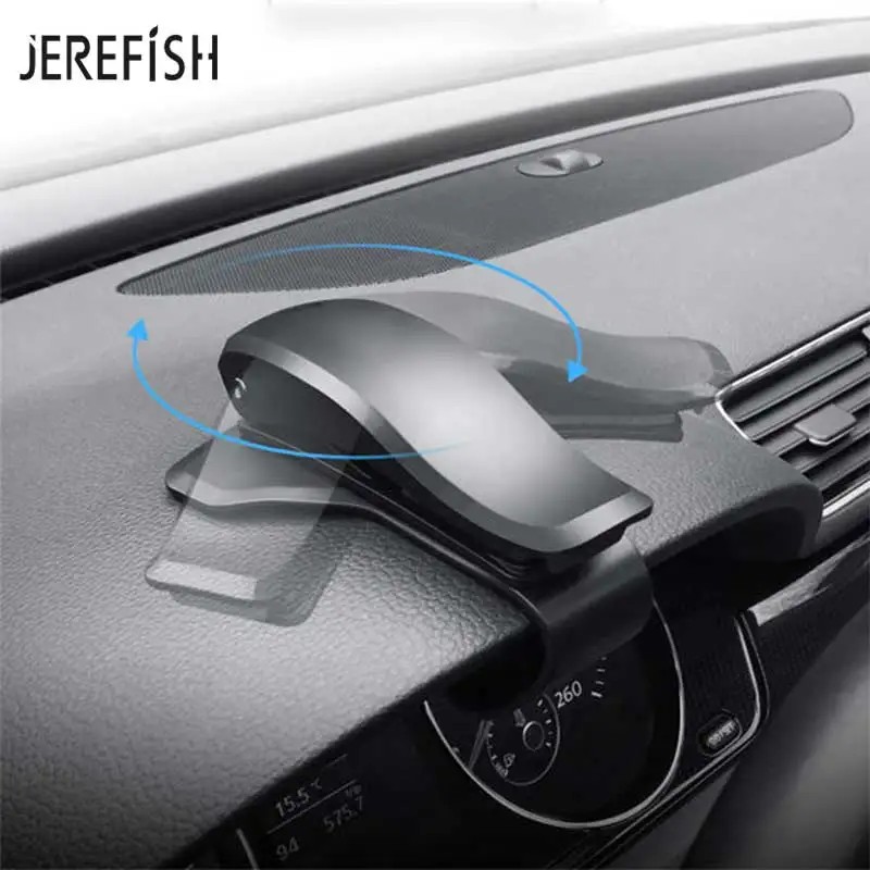 

JEREFISH NonSlip 360 Rotation Dashboard Car Mount Holder for iPhone 7 8 8 Plus X Samsung GPS HUD Design Car Phone Holder