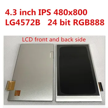 

480800 4.3 inch IPS LG4572B 24 bit RGB888 TFT 45pin LCD display module Resistive touch panel support cortex-M4 ARM7 ARM9 STM32