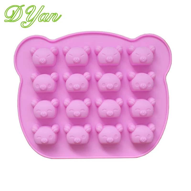 

Cute Bear Cake Baking Mold Chocolate Mold Handmade Soap Mold DIY Cake Baking Decorative Mold A980