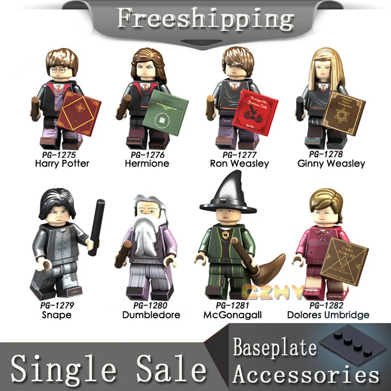 

Harry Series Potters Building Bricks Blocks Snape Dumbledore McGonagall Dolores Umbridge Dobby Mad Eye Gift Toys Pop PG8133