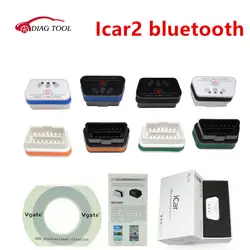 Новинка 2017 года Топ Vgate iCar2 Bluetooth ELM 327 на Android для большинства OBD II автомобиля Vgate Икар 2 ELM327 Bluetooth OBD2 диагностический сканер