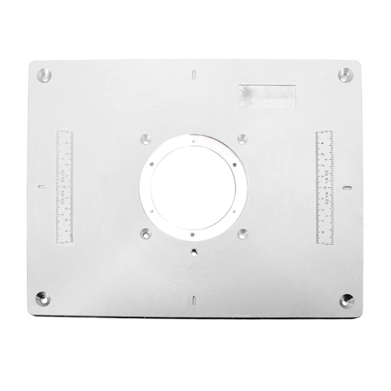 

1Set Aluminum Router Table Insert Plate Ring For Machine Woodworking Benches Router Table Plate New