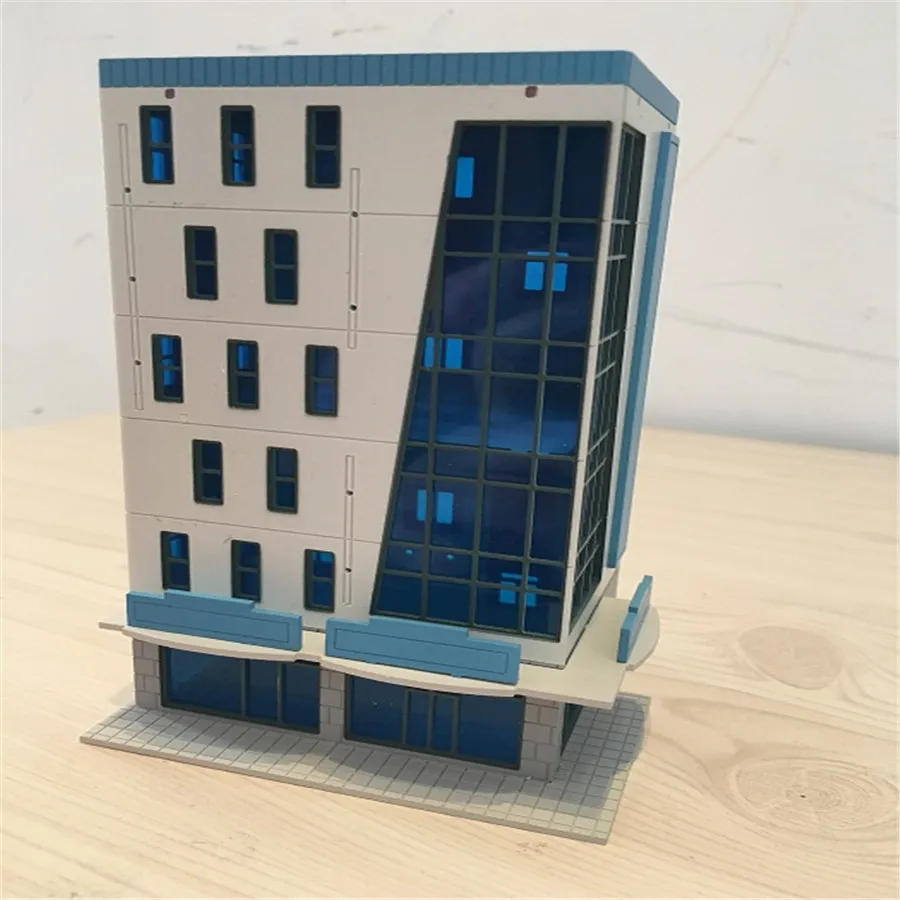 2 шт./лот модель 1:150 N Scale пластиковое цветное здание для конструкции поезда