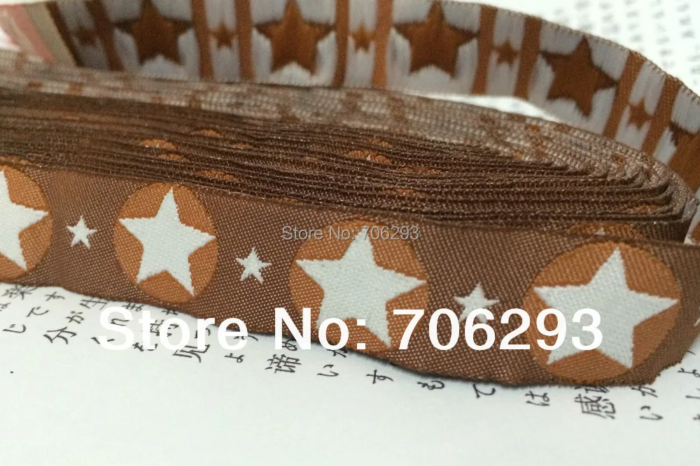 Новинка оптовая продажа 5/8 дюймов (16 мм x 10 ярдов) 100% фотолента звездная серия для