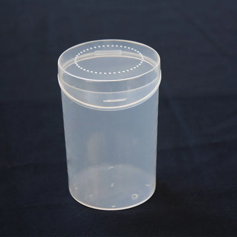 

AMSIC Transparent Plastic Storage Box Jewelry Earring Case Small Box Chip Box