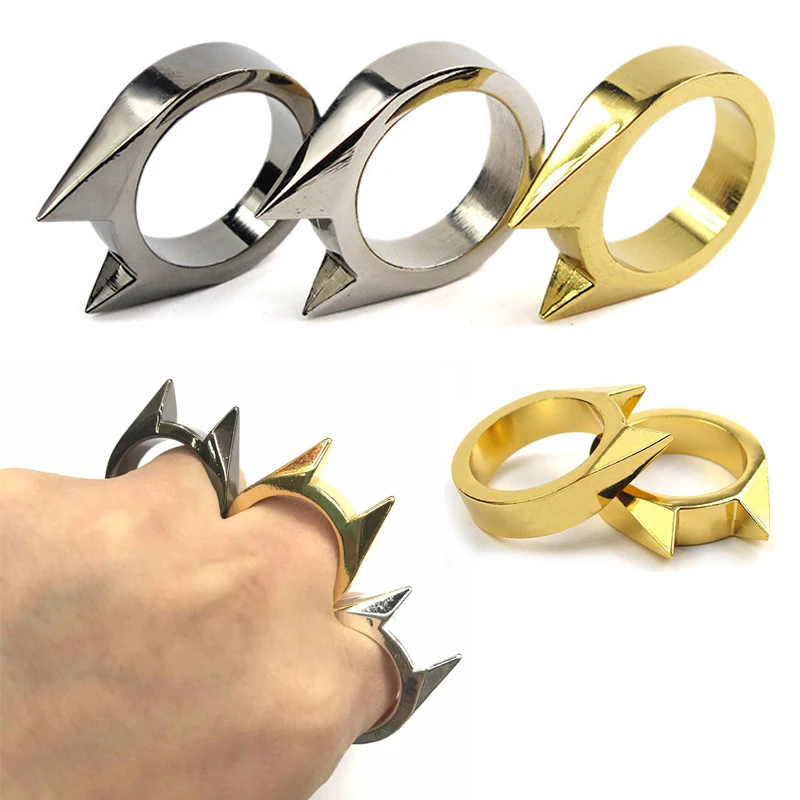 1pcs Selbstverteidigung Ring Frauen Tragbare Finger Waffen Sicherheit Uberleben Anti Wolf Ring Finger Verteidigung Werkzeug Unisex Schutzen Outdoor Zubehor Fur Selbstverteidigung Aliexpress