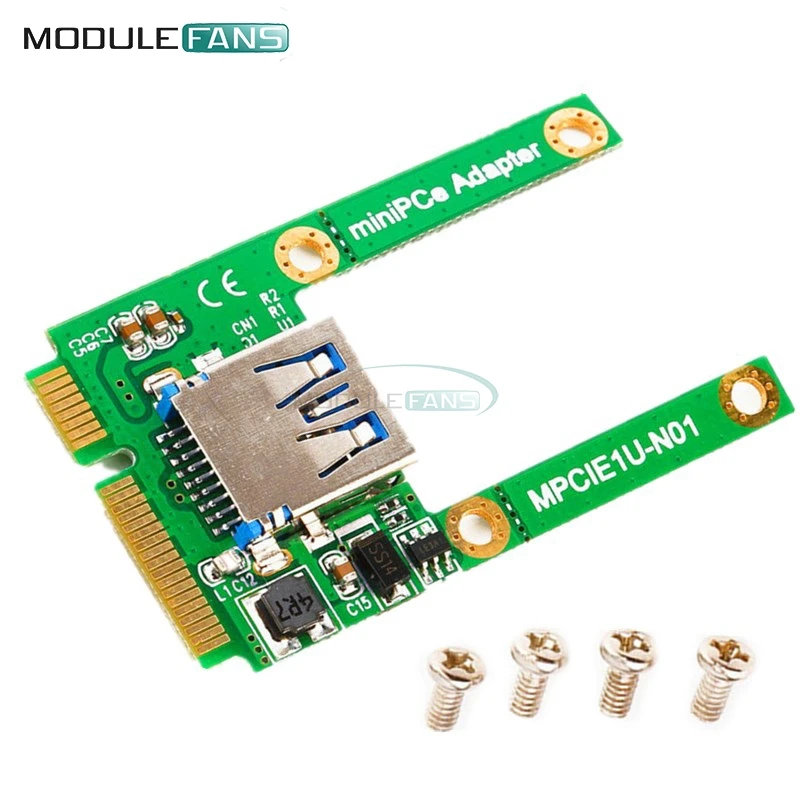 Mini PCI-E Card Slot Expansion Module Board to USB 2.0 Interface Adapter Riser | Электронные компоненты и