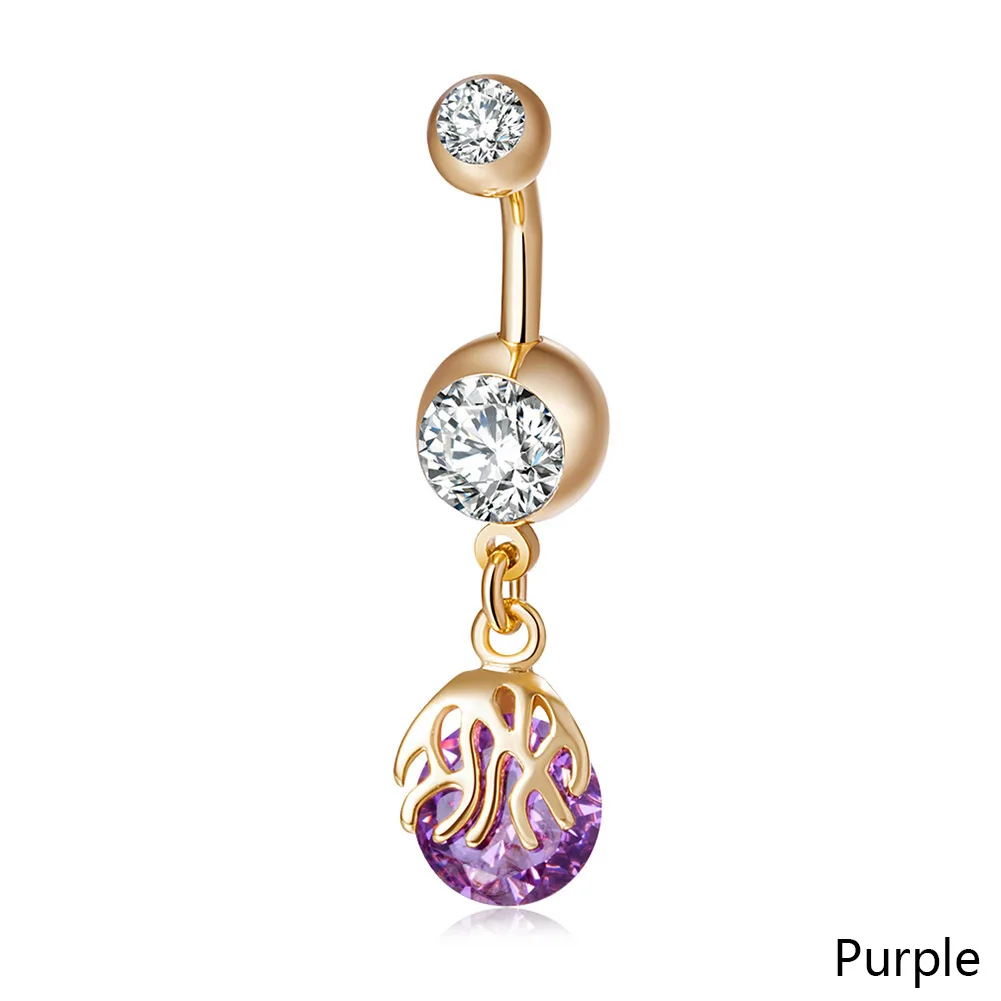 Medical Stainless steel Belly Button Ring Body Jewelry