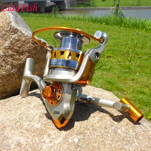 JE2000-7000 серии рыболовное колесо 12BB металлическая головка Рыболовная катушка для спиннинга катушка PESCA