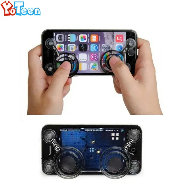 A9 Phone Joystick Mini Touching Screen Controller For Smartphone Tablet Gamings Clip On Arcade Game Shooter Trigger Fire Button