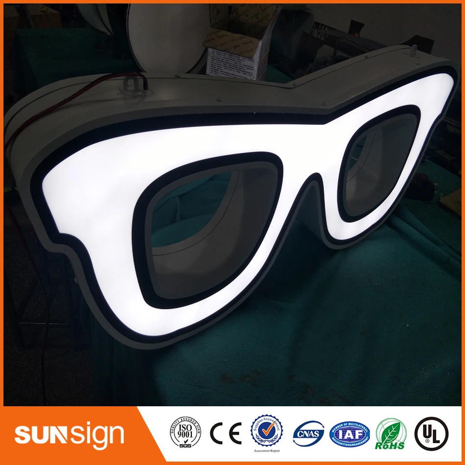 

New design custom outdoor wall mount led light box sign