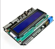 1PCS LCD Keypad Shield LCD1602 LCD 1602 Module Display For Arduino ATMEGA328 ATMEGA2560 raspberry pi UNO blue screen