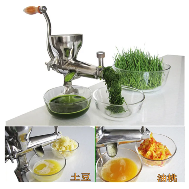 

Wheatgrass juicers grape crusher juice extractor