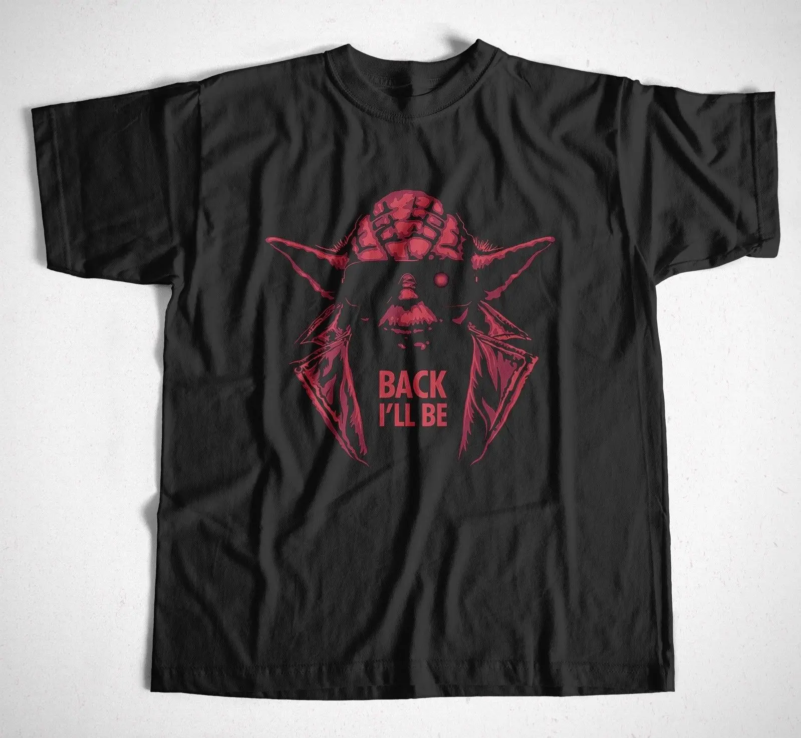

T-Shirt Yoda Terminator S-4XL I will be back Star Wars Jedi Sith Darth Vader Print Tee Men Short Sleeve Clothing free shipping