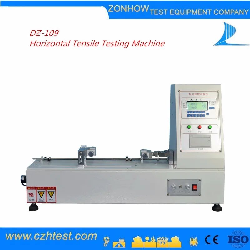 Horizontal test bed, horizontal wire rope tensile test machinein