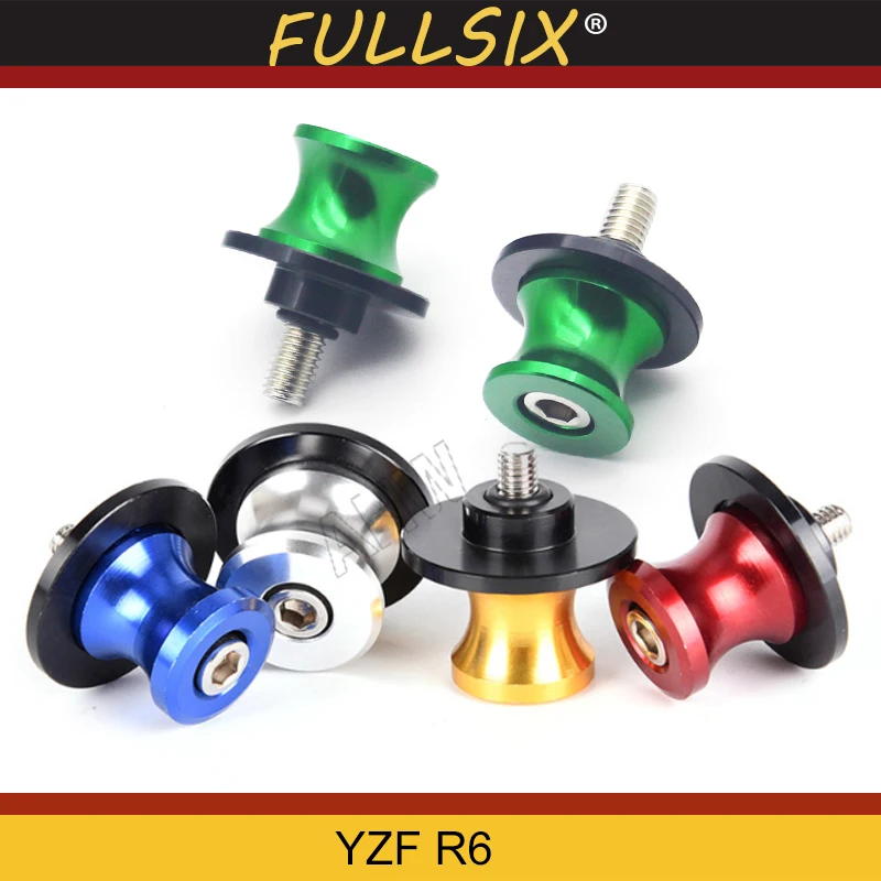 Moto M6 Swingarm Spool Sliders Viti Di Supporto Per Yamaha Yzf R6 Yzf R6 1999-2017 Con Logo Yzf R6 R6