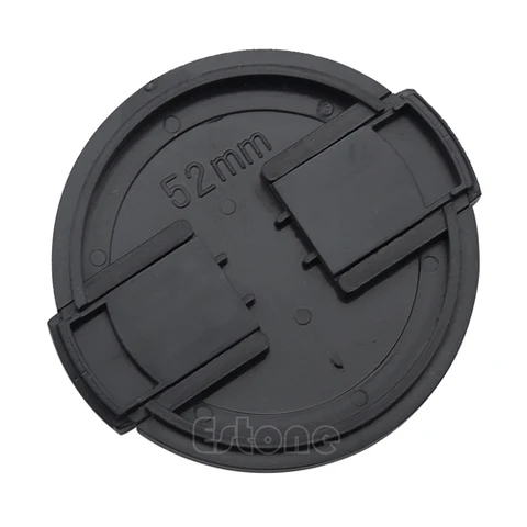 Black 52mm Snap on Front Lens Cap for Nikon Canon Pentax FOR Sony SLR DSLR camera DC