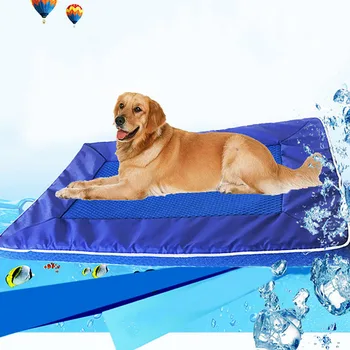 

Pet Mat Cooling Breathing Carpets Summer Dog Cat Soft Bedding Mattress Removable Washable Carpets Travel Non-stained Damp Pad