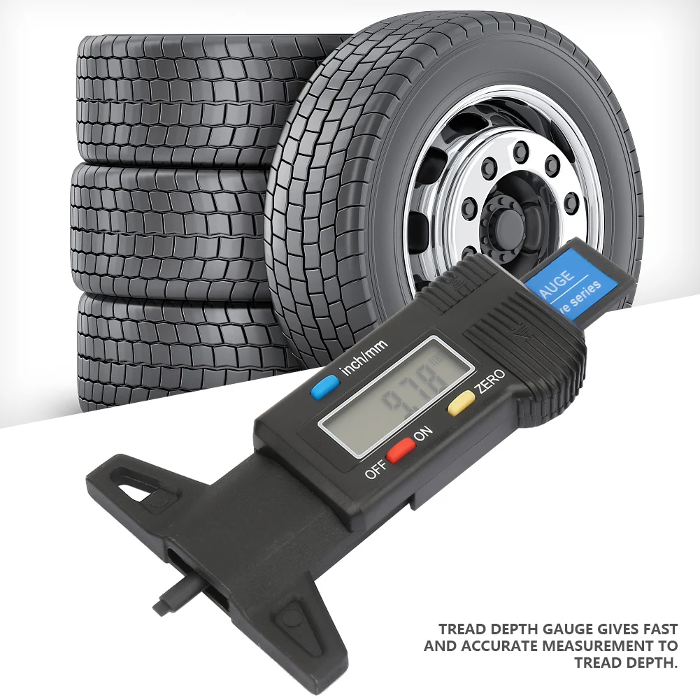 Tire Tread Depth Gauge Checker Motorbike Truck Car tyre Tester check Pencil Type 1-25mm