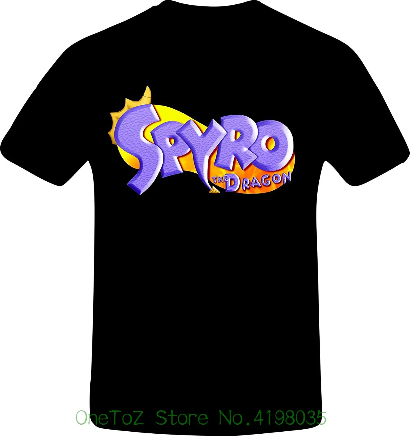 

Spyro The Dragon , Best Quality Costum Tshirt New Fashion Mens Short Sleeve Tshirt Cotton T Shirts